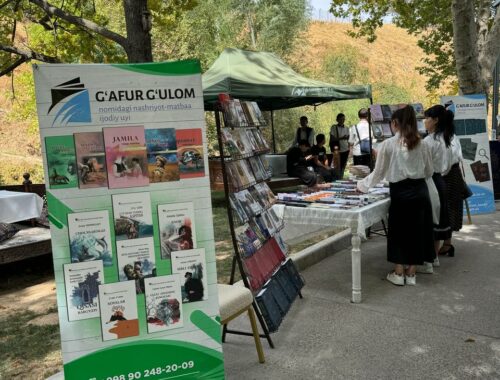 “G’AFUR G’ULOM NOMIDAGI NASHRIYOT-MATBAA IIJODIY UYI” NING NAVBATDAGI KITOBLAR YARMARKASI